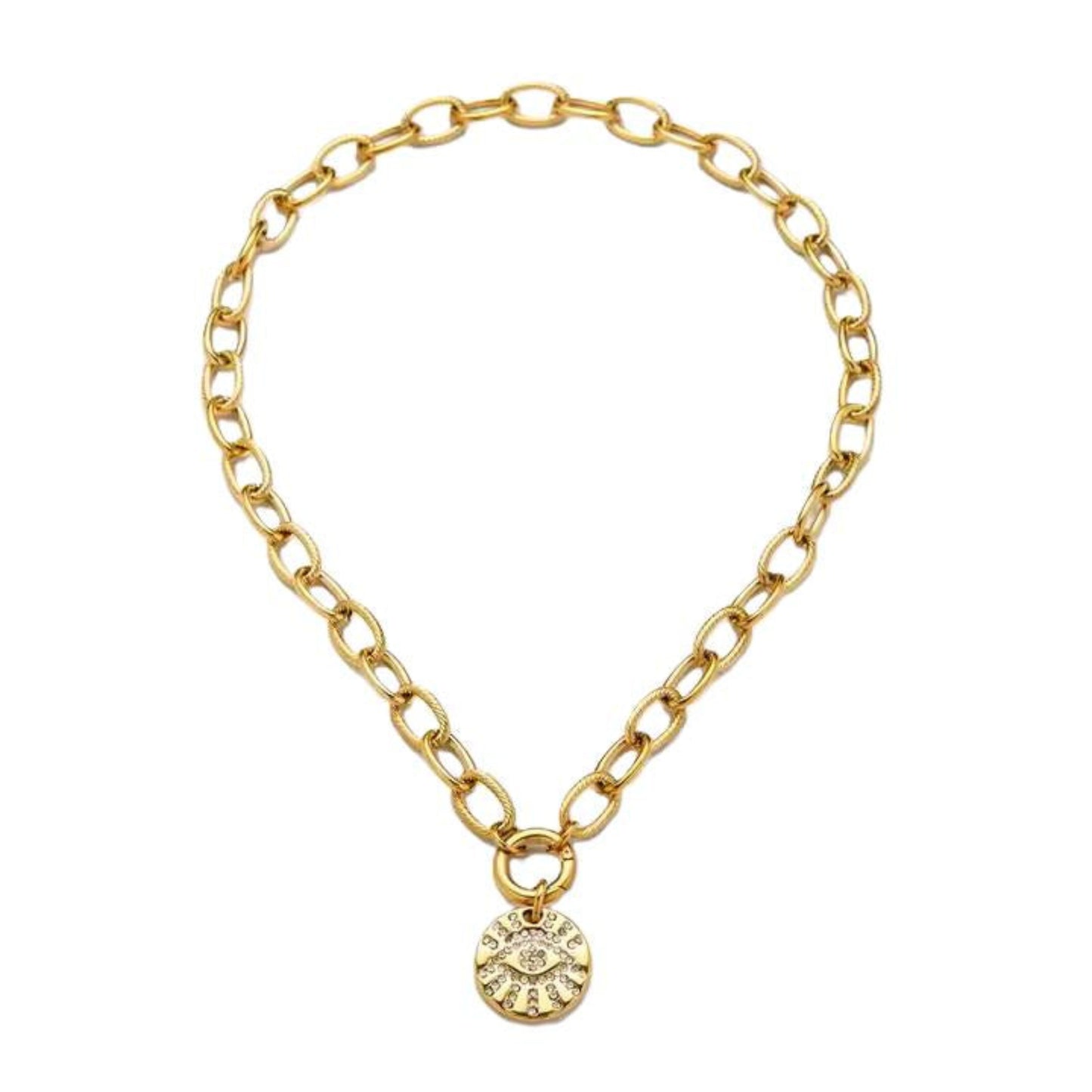 Bold Bright Eye Necklace