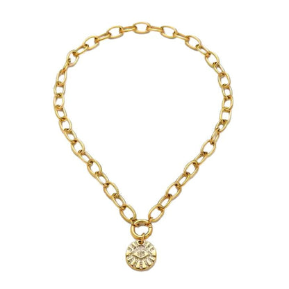 Bold Bright Eye Necklace