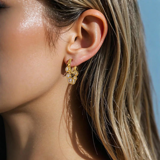 Dangling Gems Earring