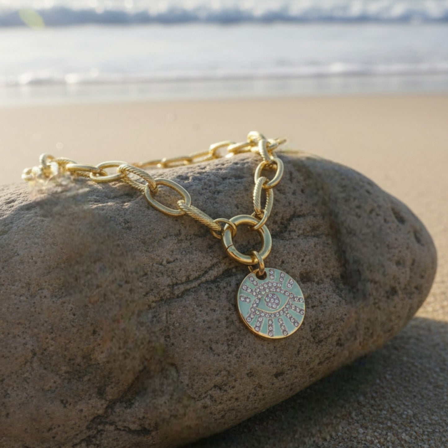 Bold Bright Eye Necklace 2