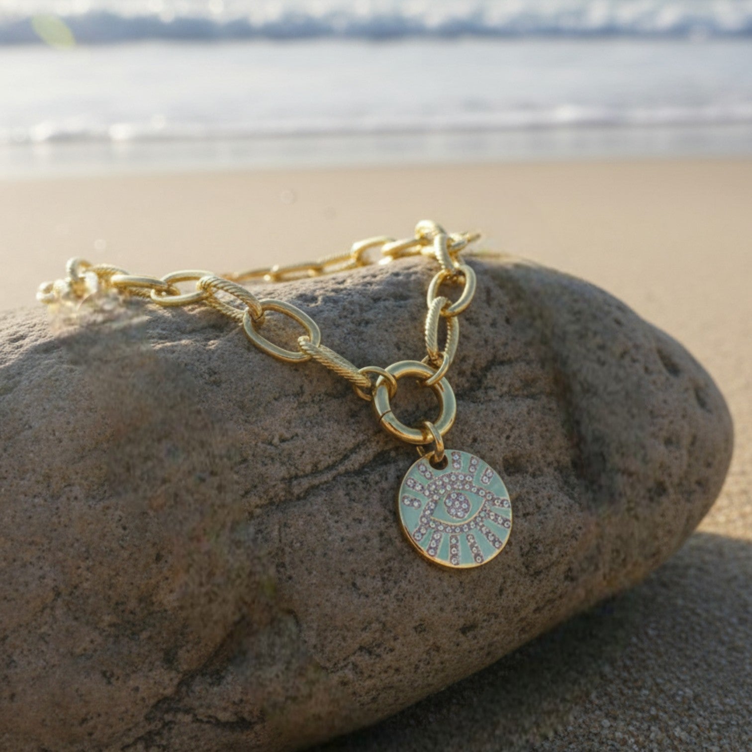 Bold Bright Eye Necklace 2