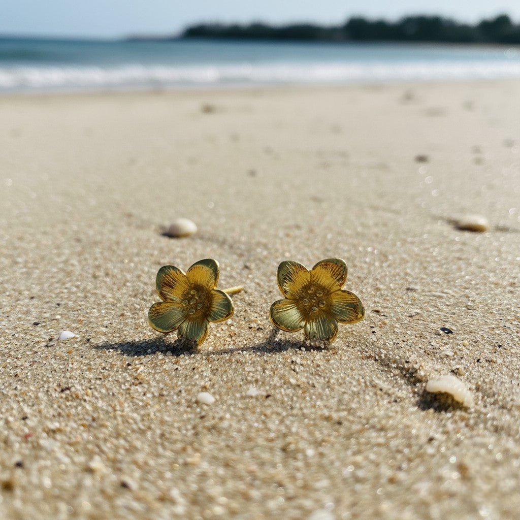 Delicate Flower Earring 3